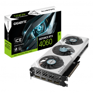 Gigabyte GeForce RTX 4060 EAGLE OC ICE 8GB Video Card